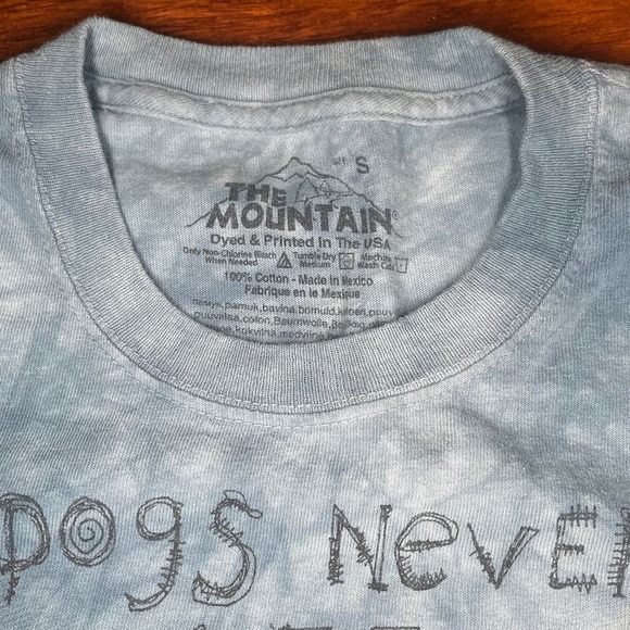 The Mountain German Shepherd Dog Tie Dye Graphic Shirt Unisex Adult Small - Picture 3 of 5